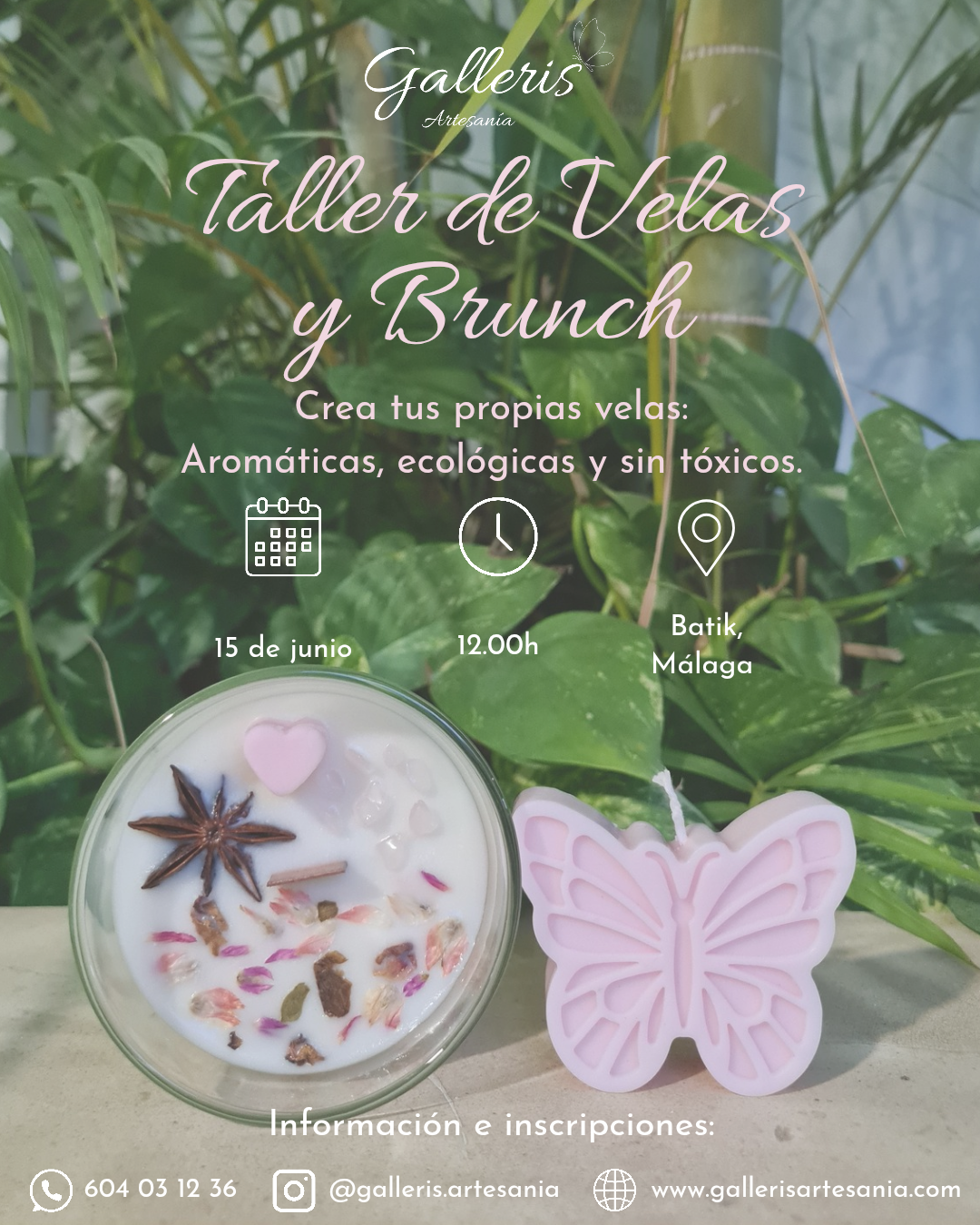 Taller de Velas y Brunch - Málaga