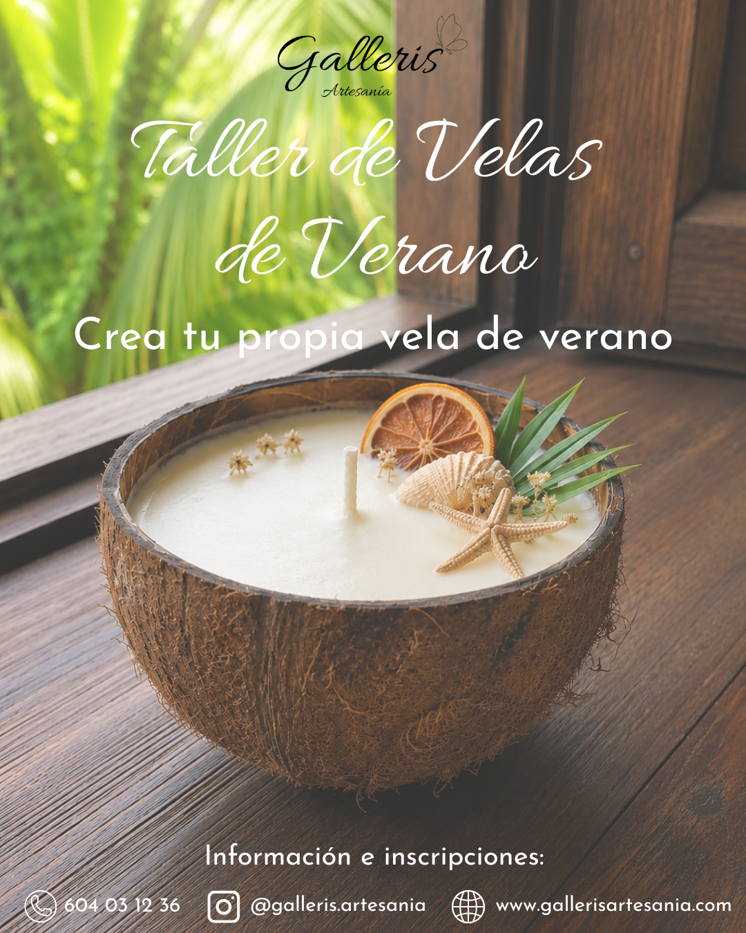 Taller de Velas de Verano - A Coruña