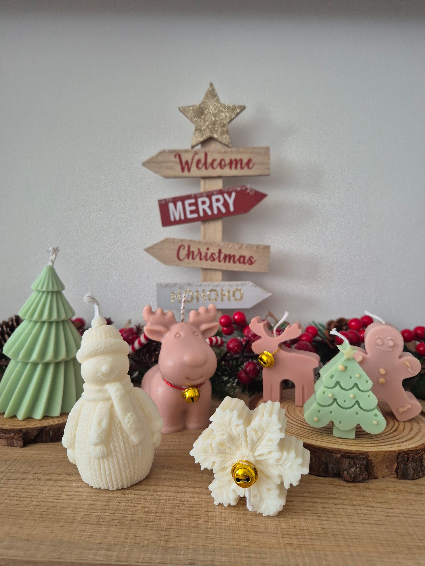 Pack Velas Decorativas Navidad