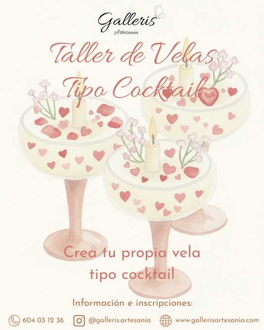 Taller de Velas Tipo Cocktail - A Coruña
