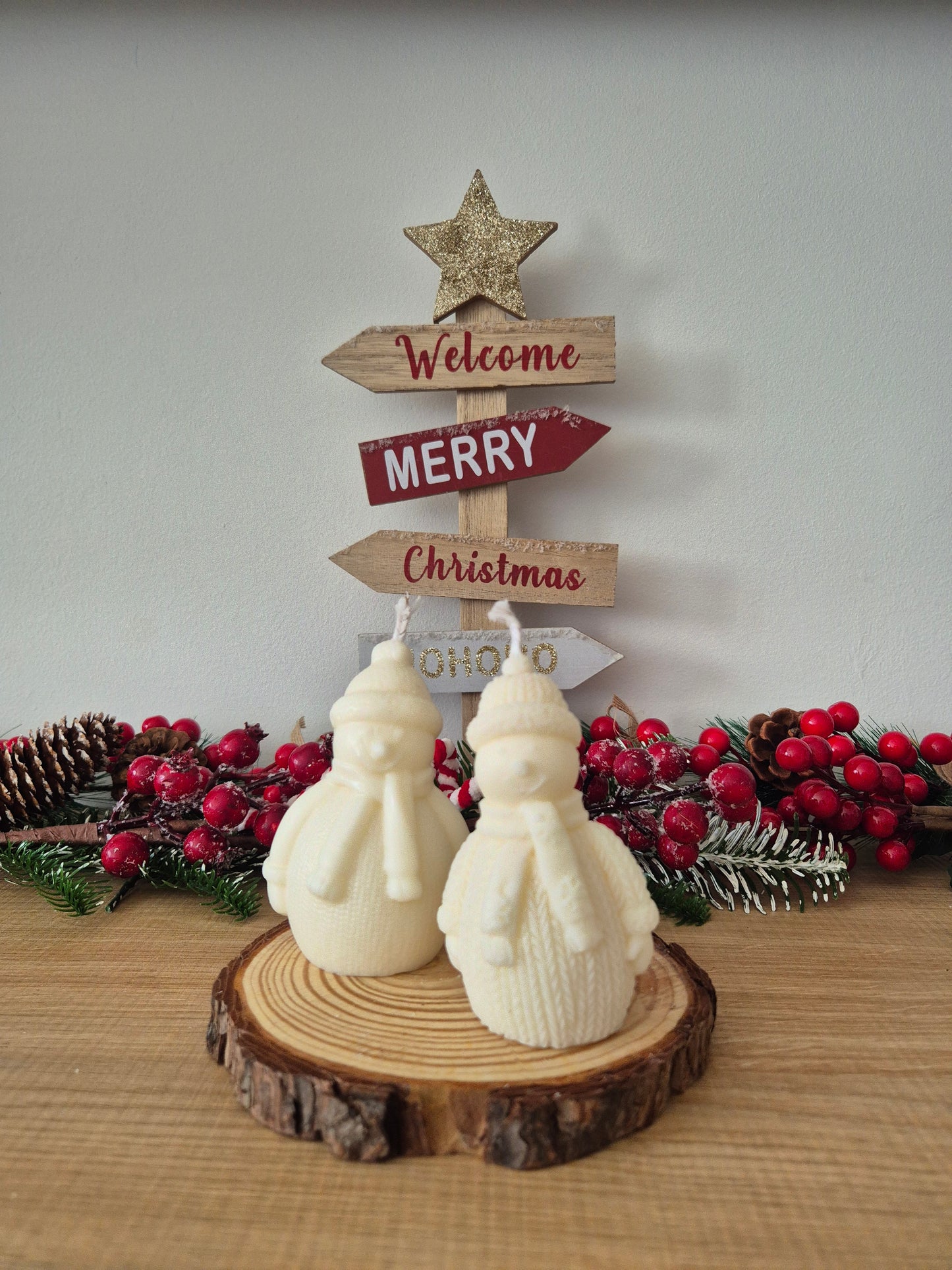 Vela Muñeco de Nieve