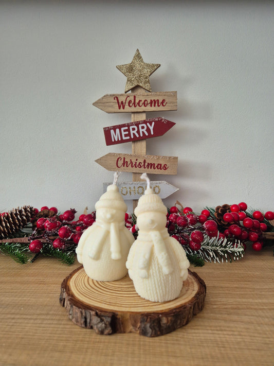 Vela Muñeco de Nieve
