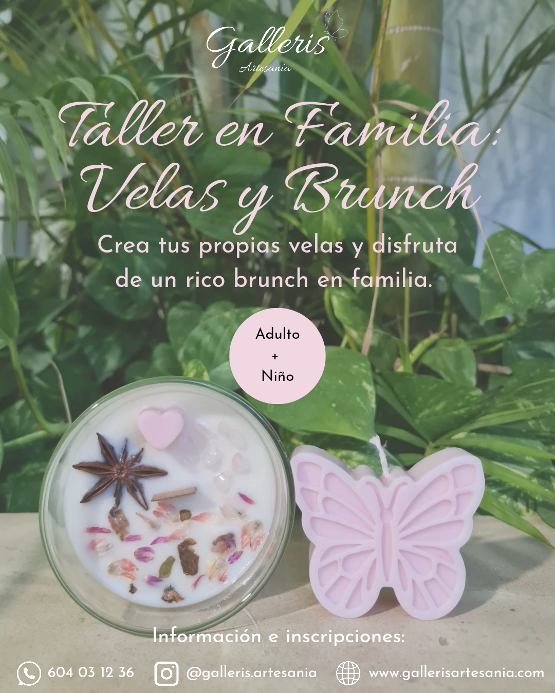 Taller de Velas y Brunch en Familia - A Coruña