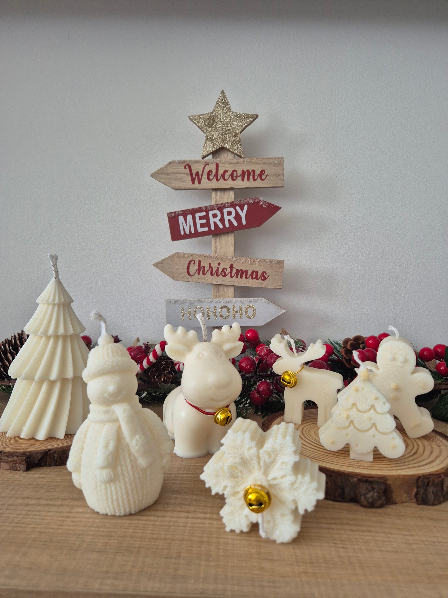 Pack Velas Decorativas Navidad