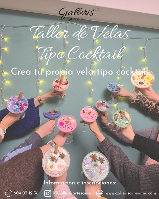 Taller de Velas Tipo Cocktail - Málaga